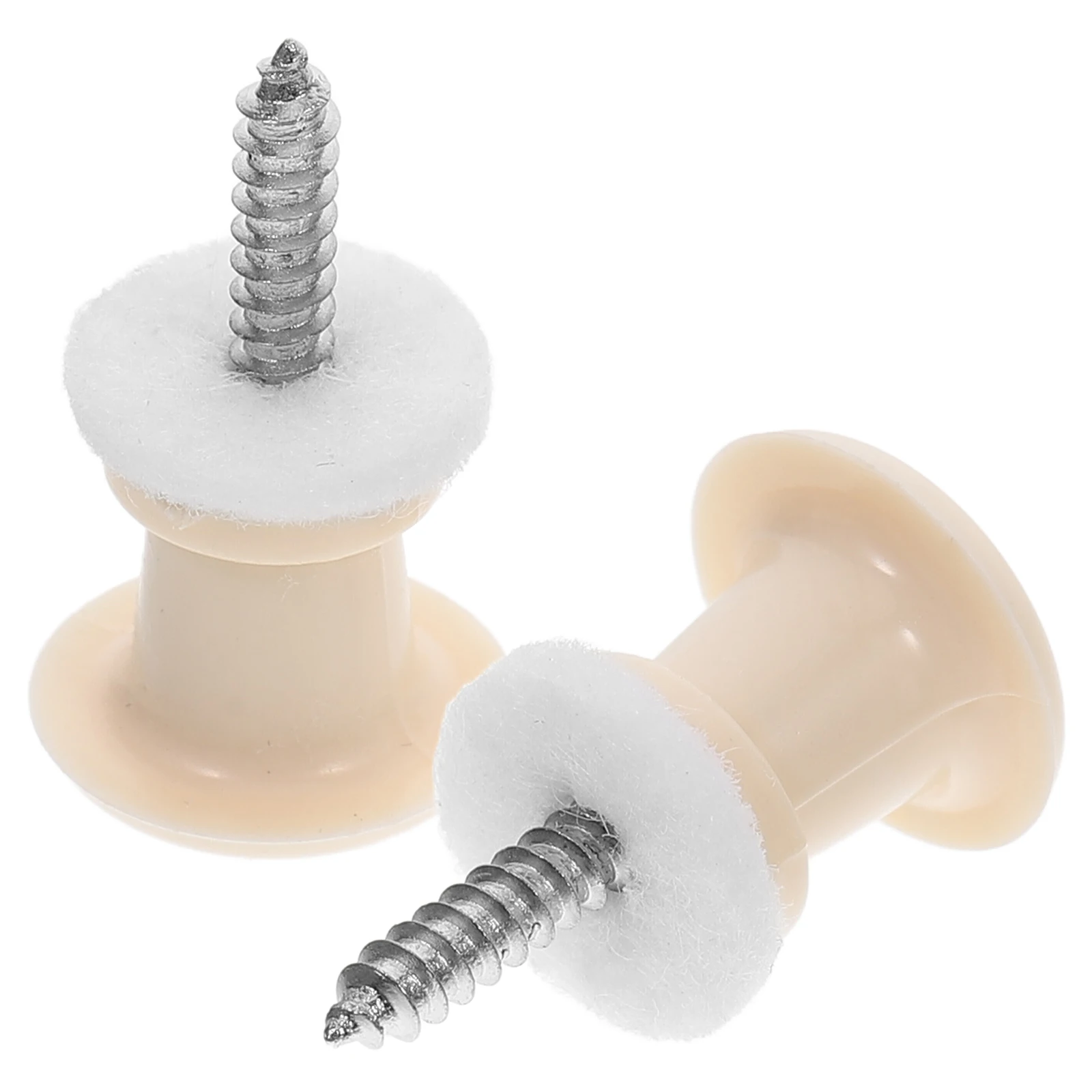 

2 Pcs Tail Guitar Guitar Strap Button Strap Locks Buttons Durable Replacement Parts Accessories Mushrooms Head