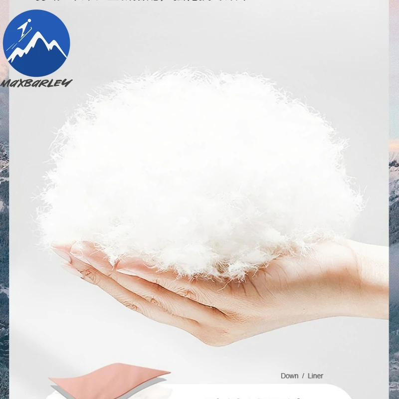 Maxbarley New Down Jacket Fashion 90% Duck Down Hardshell Ski Anti-Cold Parka Casual Daily Style Autumn Winter Puffer Coat