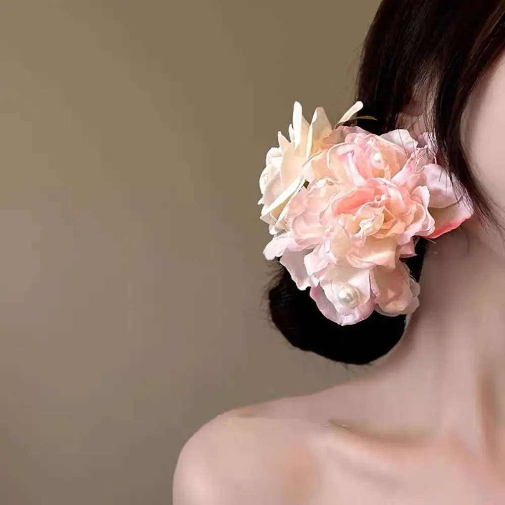 أنيقة البلاستيك زهرة الشعر كليب فراشة رومانسية الشعر مخلب الجانب الانفجارات كليب زهرة الجانب كليب الأطراف #5