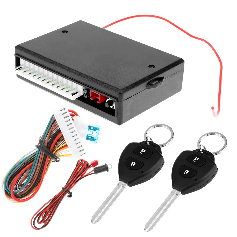 Kit Central remoto para coche, cerradura de puerta de vehículo, alarma de bloqueo, sistema de entrada sin llave