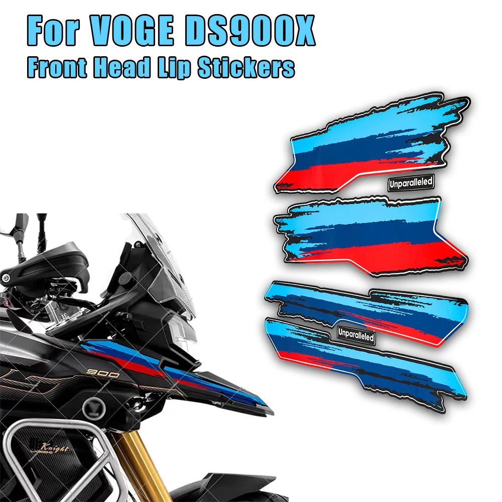 

Motorcycle Sticker Head Lip for VOGE DS900X DS 900 X 900DSX DSX900 Moto Locomotive Front Stickers Scratch Decals Protector