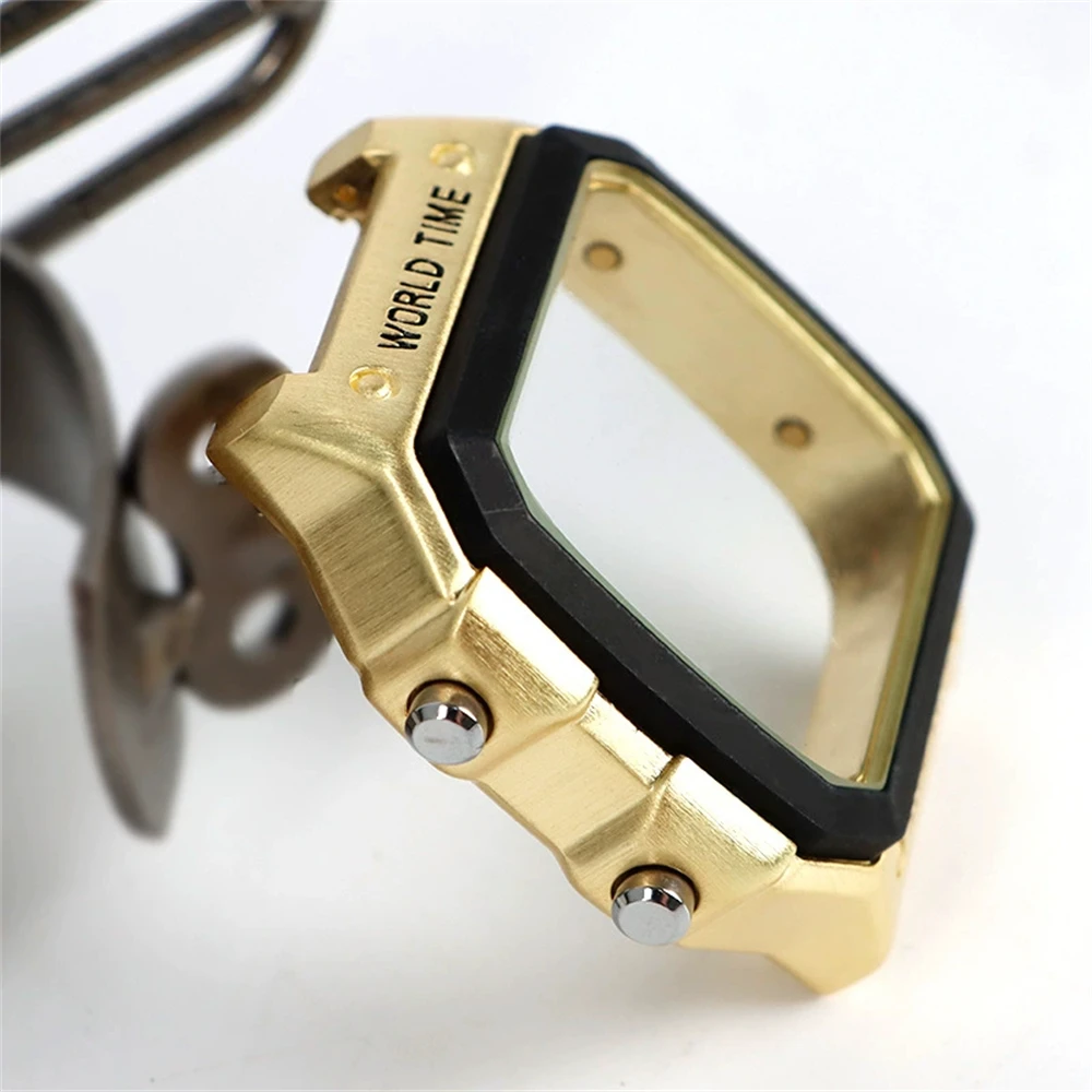 حافظة معدنية مطلية متكاملة مع حركة إلكترونية 30.5 * 30.5 لعلبة الساعة البديلة المقاومة للسقوط AE1200