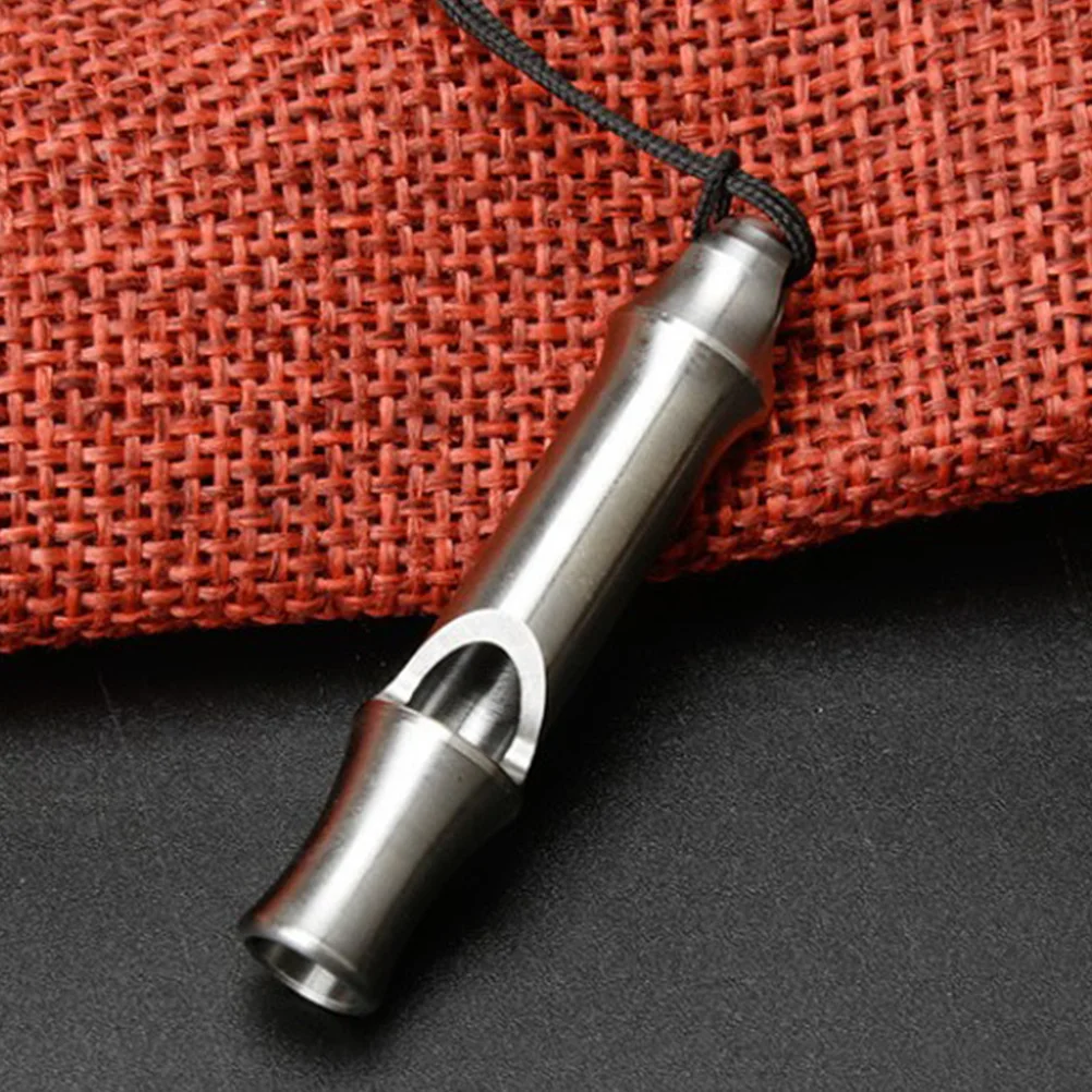 Emergency Outdoor Metal Whistle Loud Survival Whistle Keychain Referee Sports Competition Camping Hiking Keychain Hanging Decor