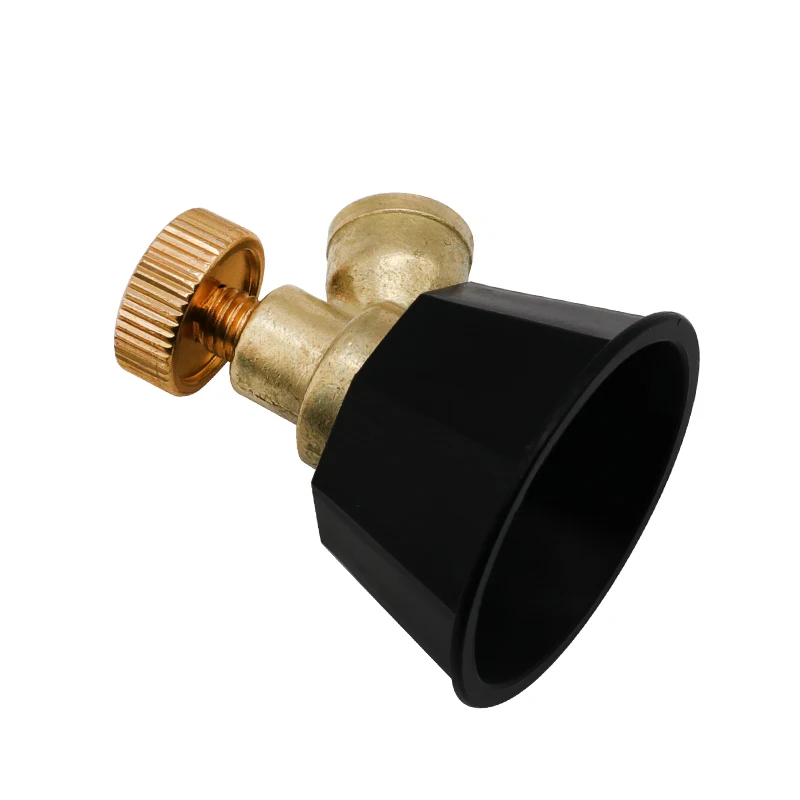 Adjustable Sprinkler Head Alloy Black Cyclone Nozzle Agricultural Atomization For Garden Fruit Vegetable