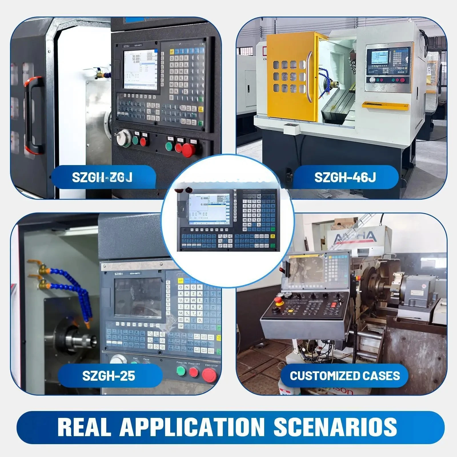2026-Economical 3Axis Lathe Turning Machine New 880 Series CNC System Controller with Multi-langua Support Core PLC Components