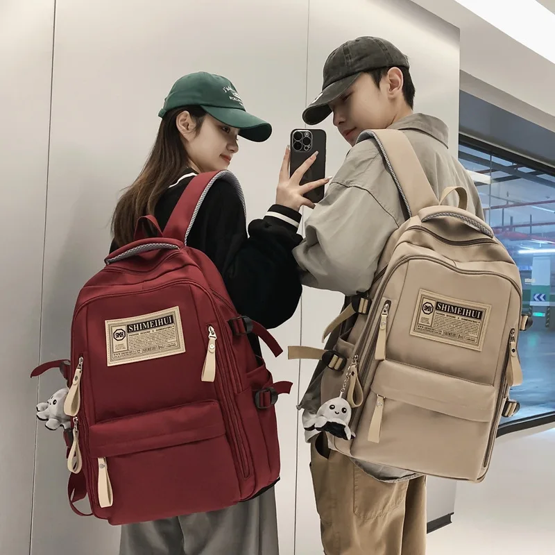 2025 New Unisex daily Backpack schoolbag For students women college computer backpack large capacity high school schoolbag