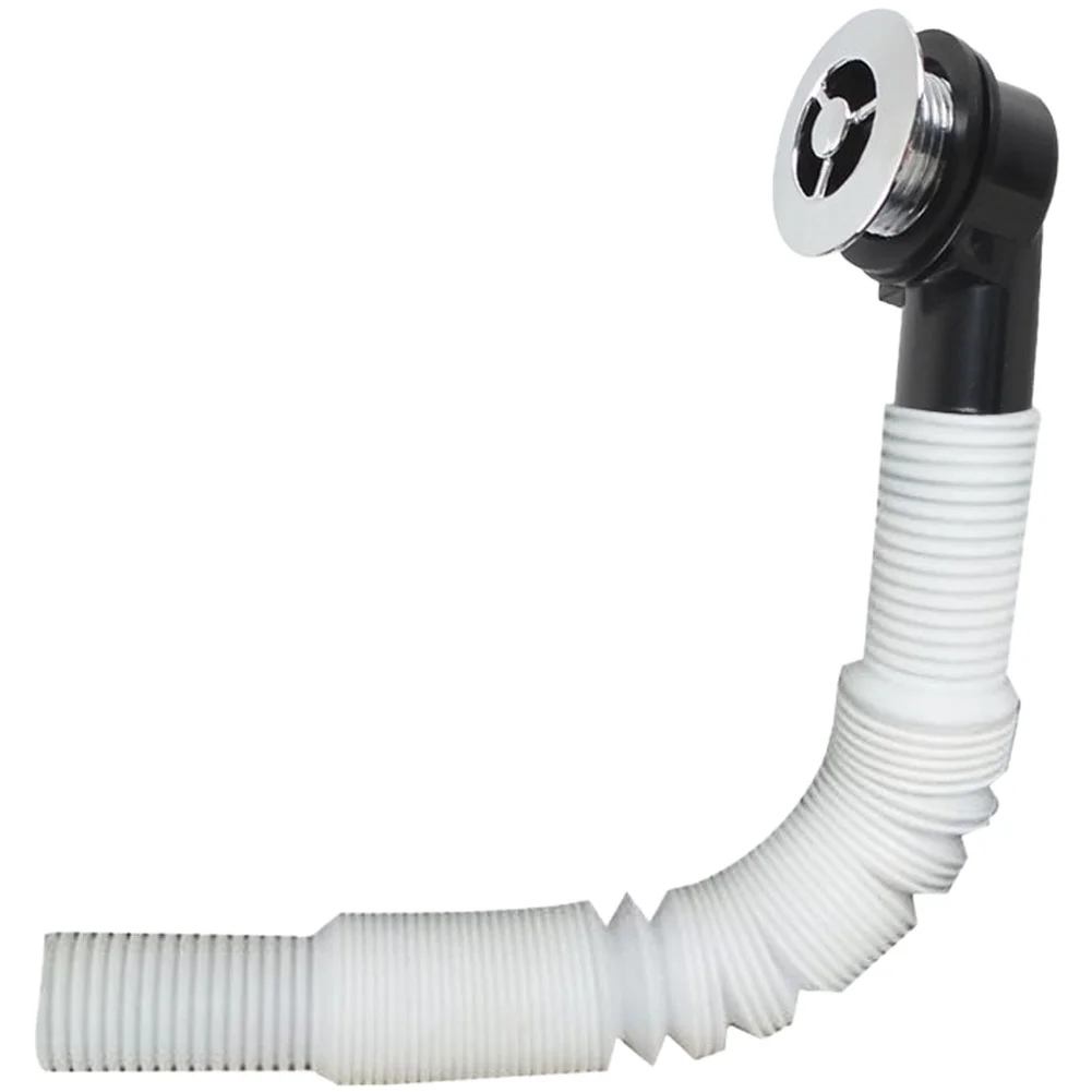 Flexible Length Drain Solution Telescopic Drain Tube Sink Overflow Pipe Circular Overflow Hole PP ABS Construction