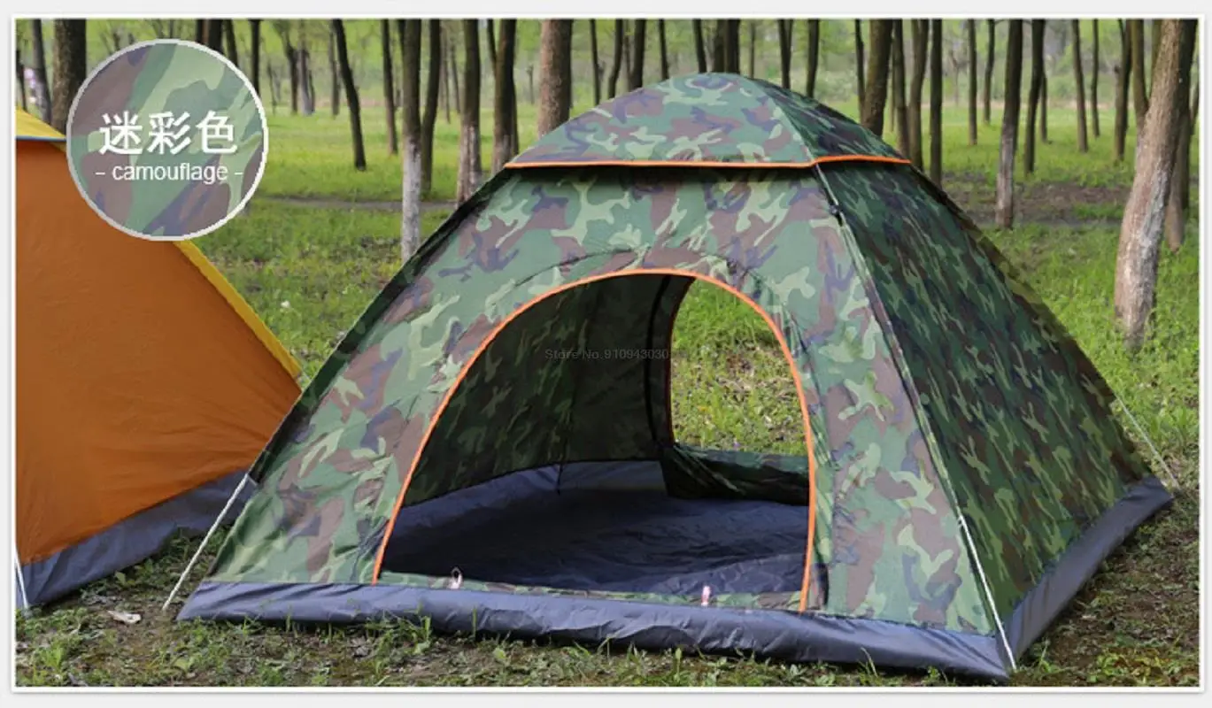 

Outdoor Automatic Pop Up Family Camping Tent 1 2 3 People Multiple Models Easy Open Tents Ultralight Instant Shade