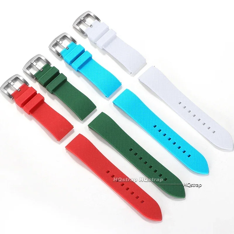 Soft Silicone Watch Band 20mm 22mm Quick Release Strap for Seiko Universal Bracelets Belts for Huawei Watch Gt2/3/4 Sport Bands