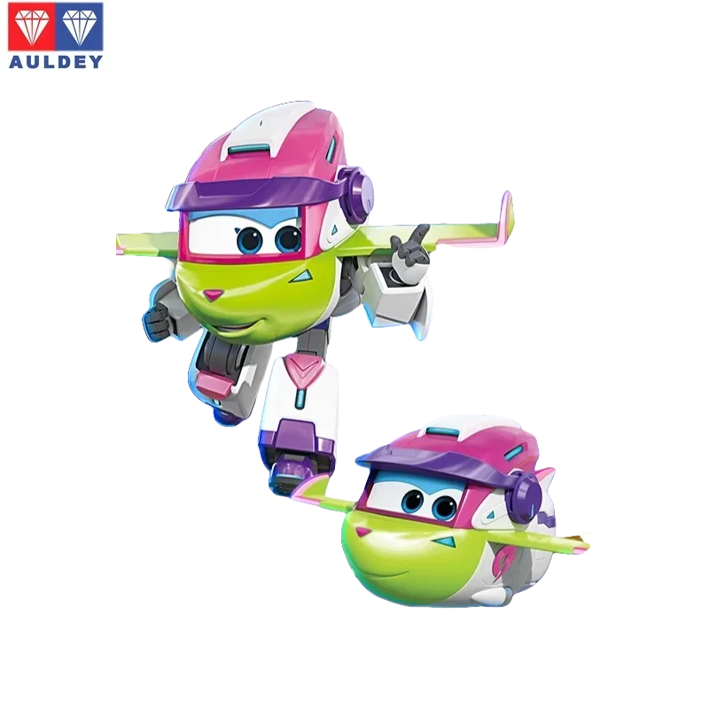 لعبة تحويل ميجا ديناصور جيانجيان الأصلية ذات أجنحة فائقة من ألدي - رجل إطفاء روبوت للأطفال مع شماعات جراند تشنغ #4