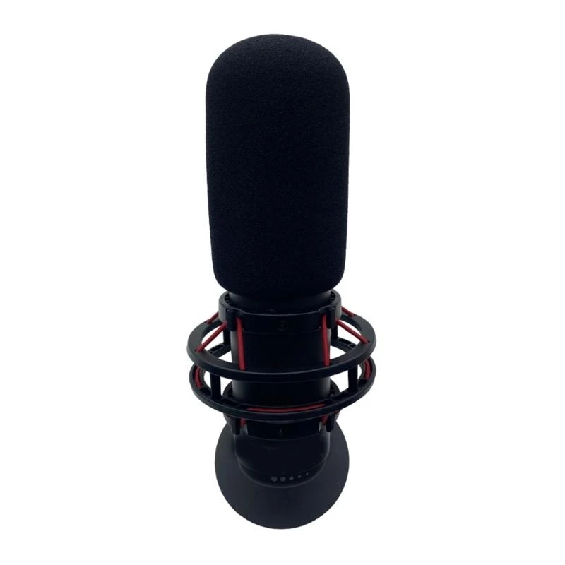 Stylish Faux Furry Windshield for QUADCASTS Microphone Enhances Recording