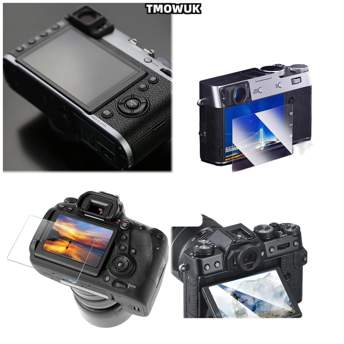 

For Fujifilm XT-5 XT-4 R50 R8 XS10 X-100V Pro3 HD Tempered Glass Film 9H Hardness Screen Protector