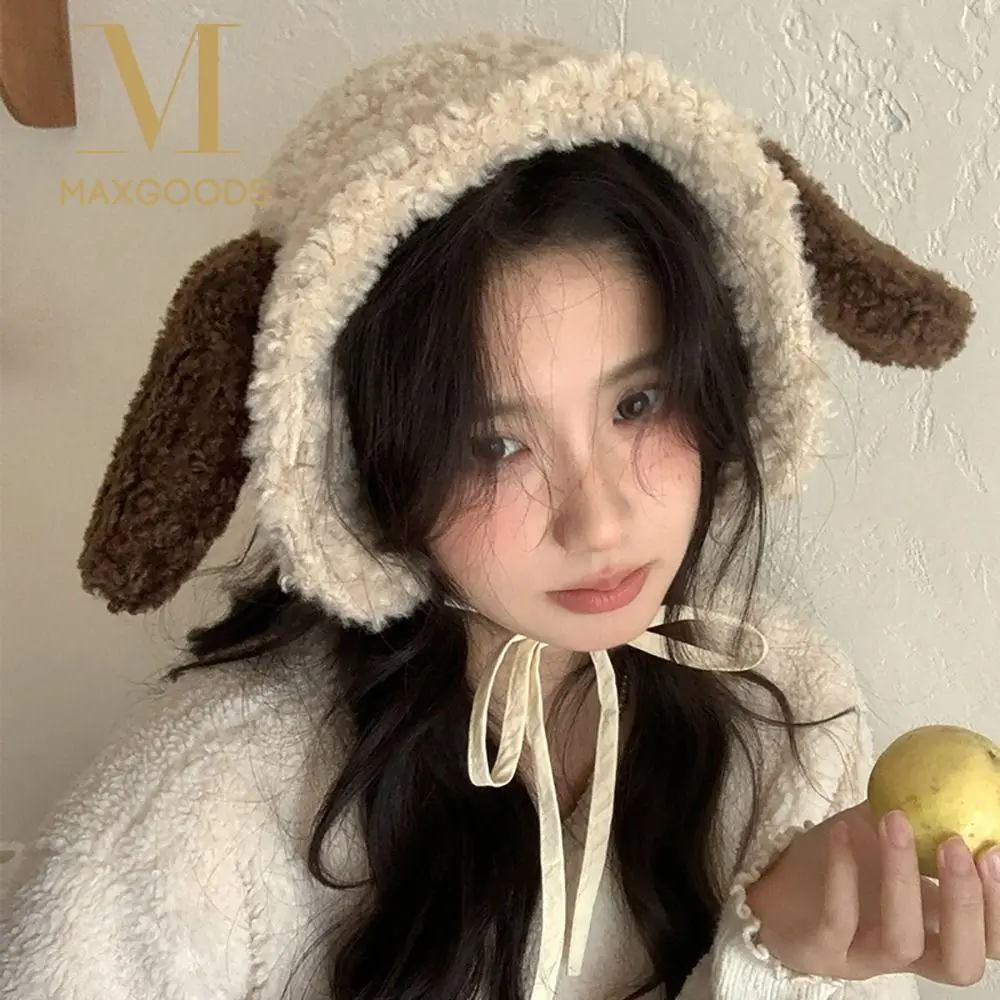 

Портативные плюшевые наушники из овечьей шерсти, зимние теплые мягкие наушники, защита от холода, чехол для ушей