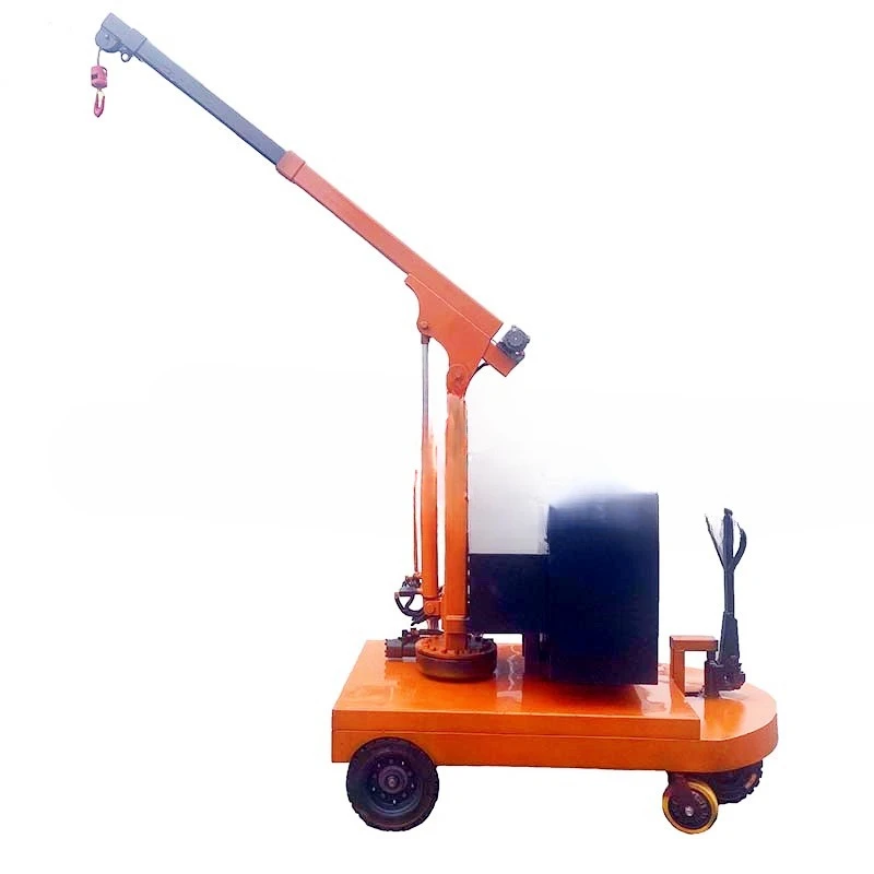 

Factory workpiece mold hoisting balance single arm crane mobile hydraulic crane, small electric rotary crane