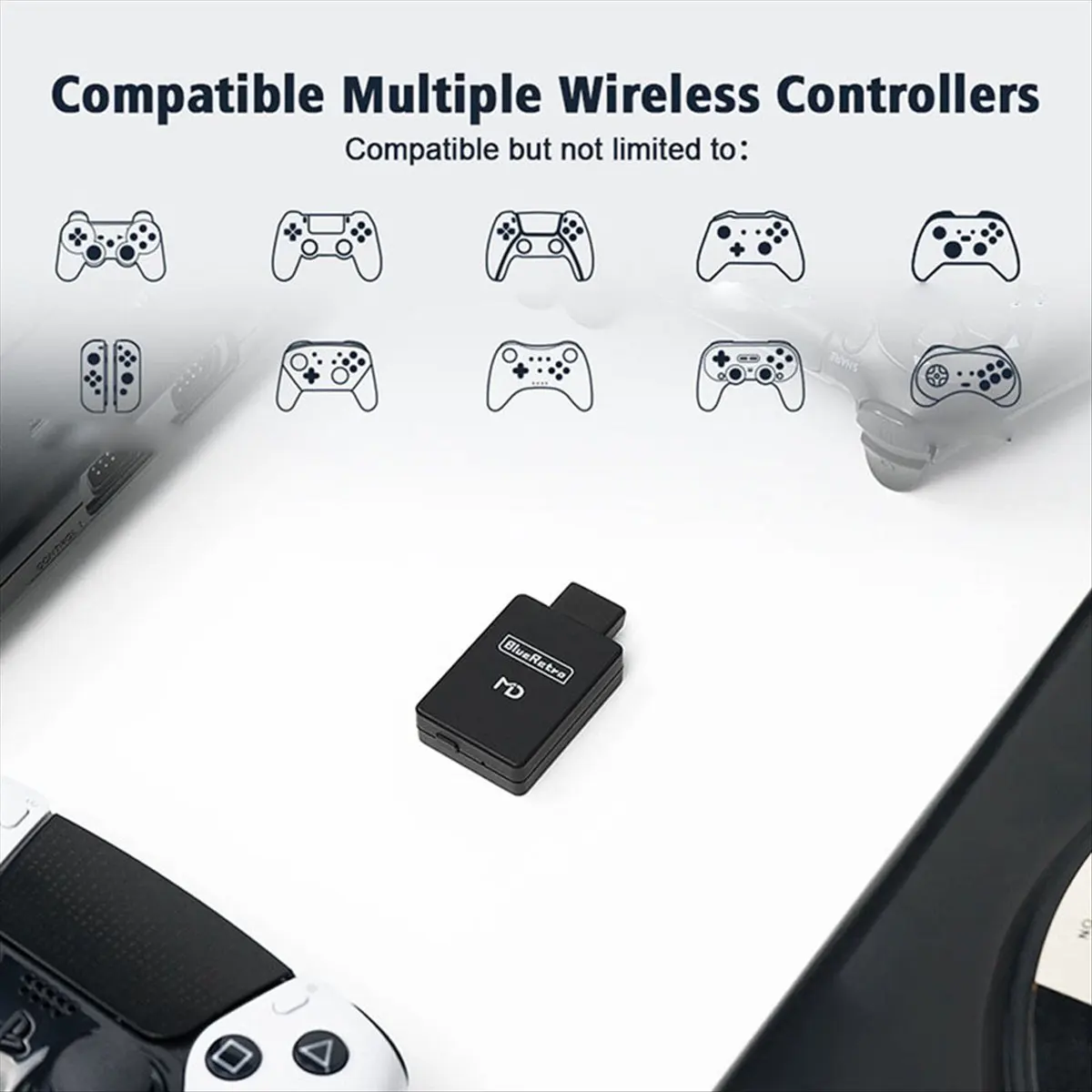 Super Sale Wireless Controller Adapter for MD1 MD2 Mega/Drive/for Sega Genesis/Game Consoles