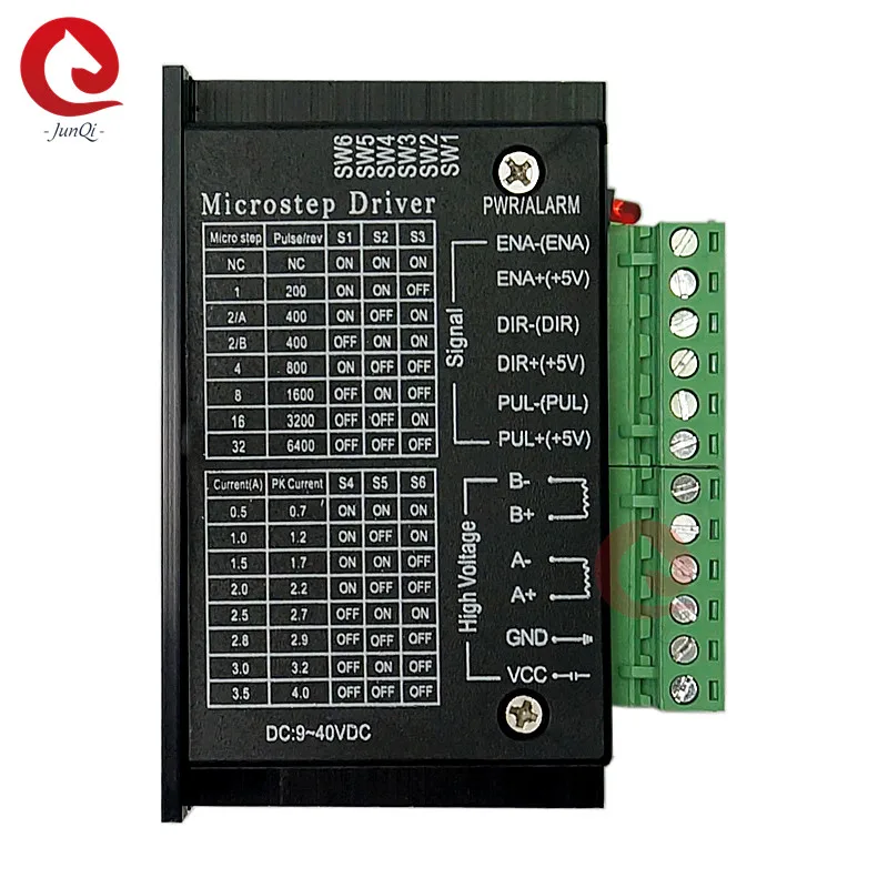 TB6600 Stepper Motor Driver Nema 23 Nema 34 42/57/86 Nema17 32 segments 4.0A 42VDC cnc Engraving machine wood router mini lathe
