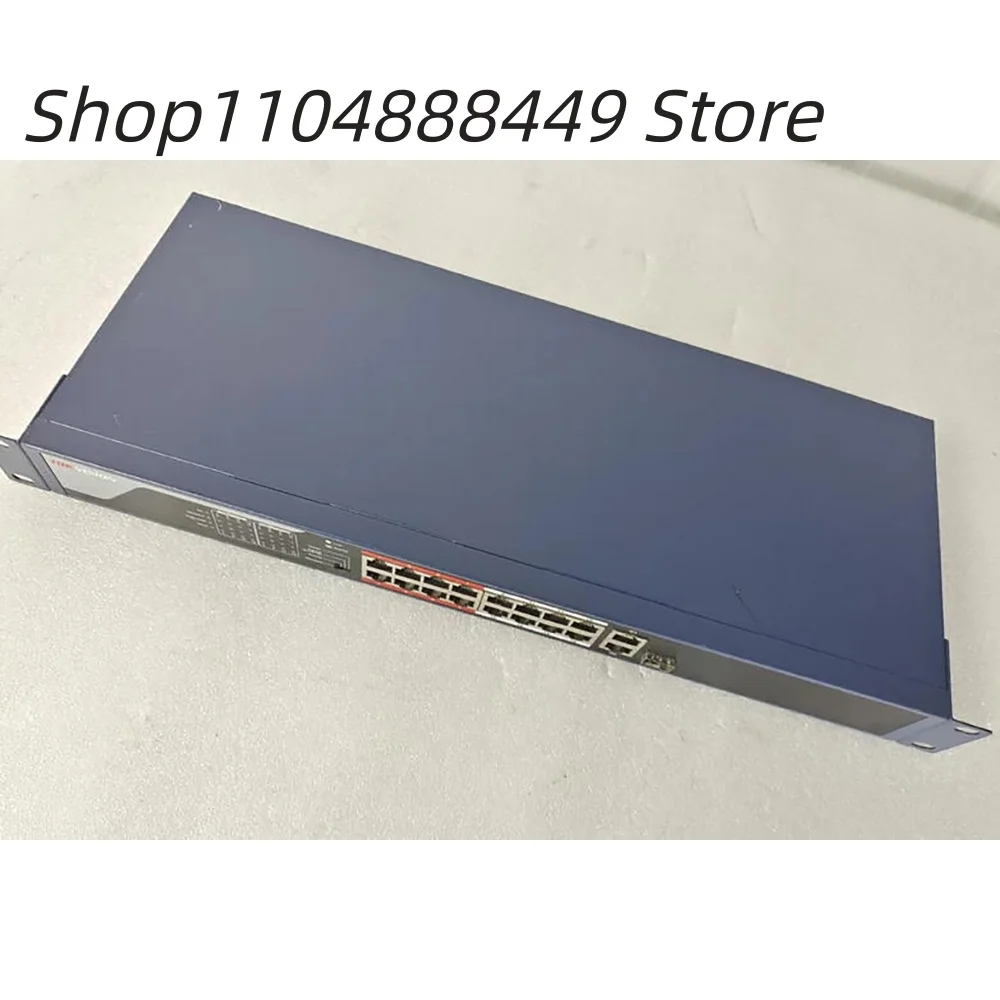 DS-3E0318P-E(C) 16 ports with 100M poe power supply +2 ports with Gigabit power supply.