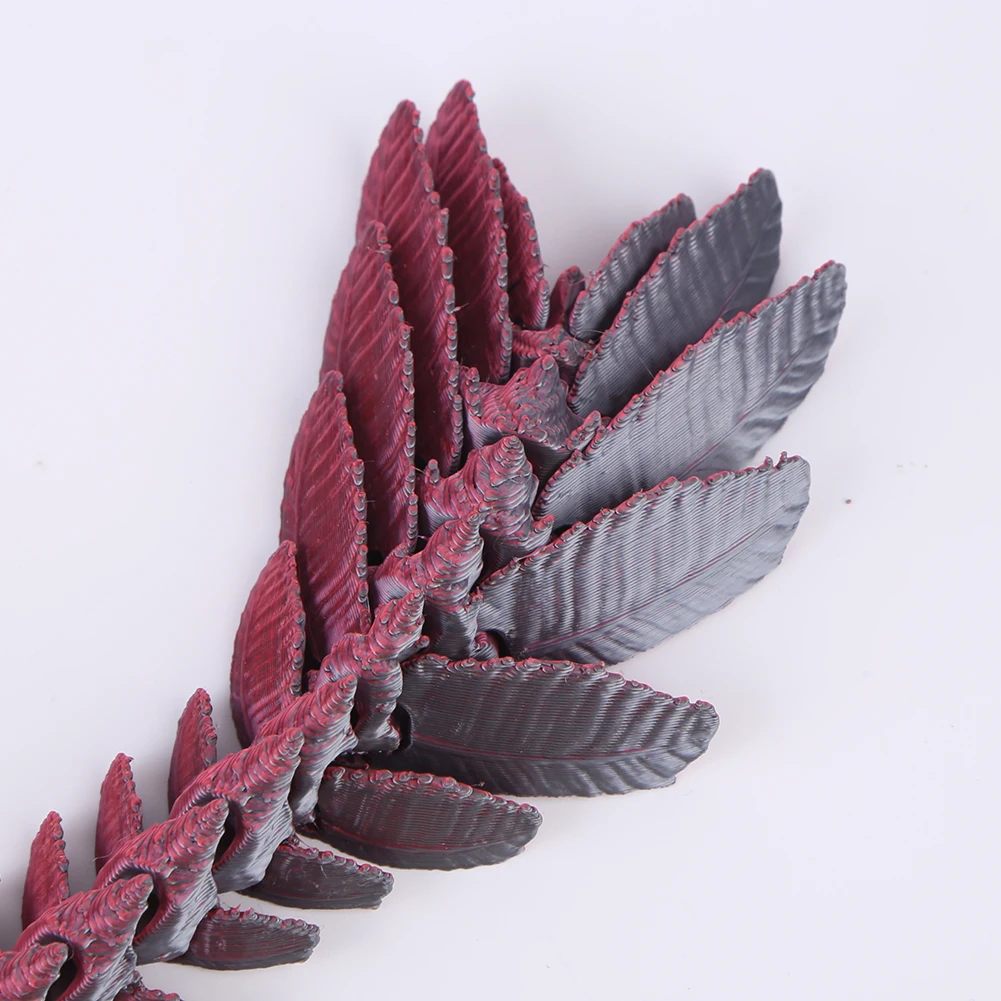 มังกรข้อต่อพร้อมปีกมังกรของเล่นสะสมสัตว์เลี้ยงตั้งโต๊ะตกแต่งบ้านสำนักงานของเล่นโต๊ะผู้บริหาร