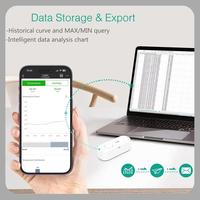 A46U New WIFI Tuya Smart Thermometer And Humidity Sensor Mobile APP Wireless Temperature And Humidity Sensor