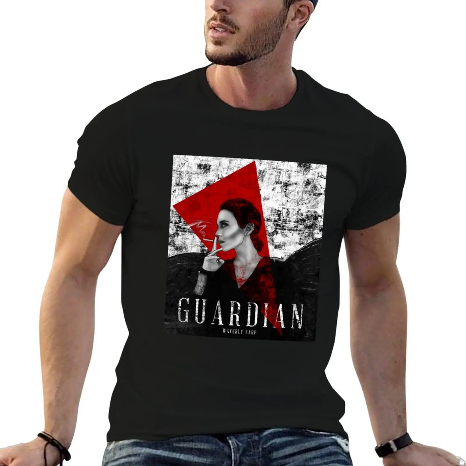 Wynonna Earp: The Guardian T-Shirt Casual Street Style Short Sleeve Tee
