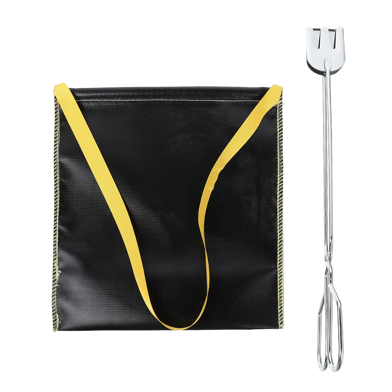 

Carbon Gray Storage Bag Camping Ignition Supply Pouch Barbecue Charcoal Holder BBQ Supplies Outdoor