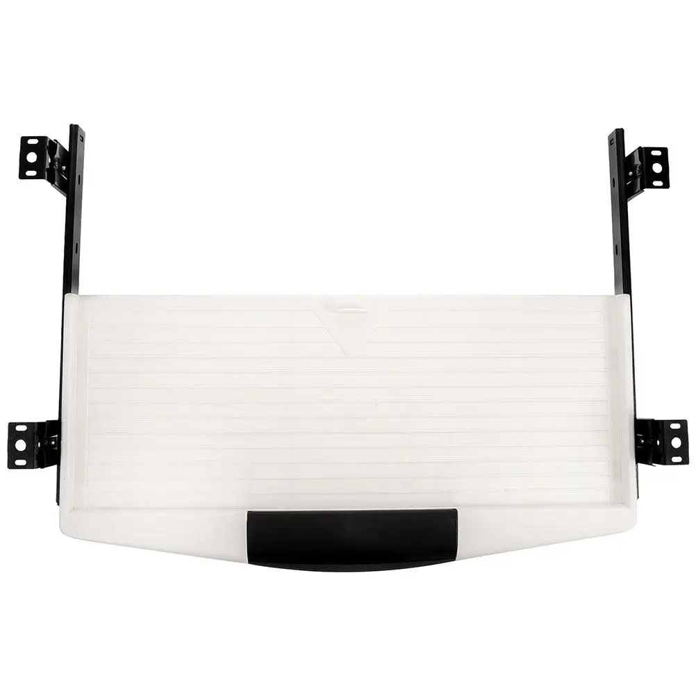 

1Set Sliding Keyboard Tray Under Desk Heavy Duty Keyboard Drawer with Exquisite Workmanship Easy Installation for Extended Daily