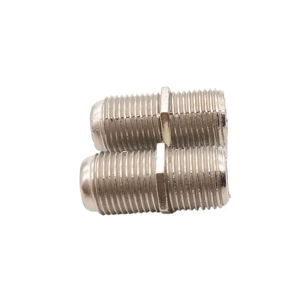 Female to Female F Type Coupler Adapter Direct Connection F Two-way Extension Cable TV Cable Connector High-quality
