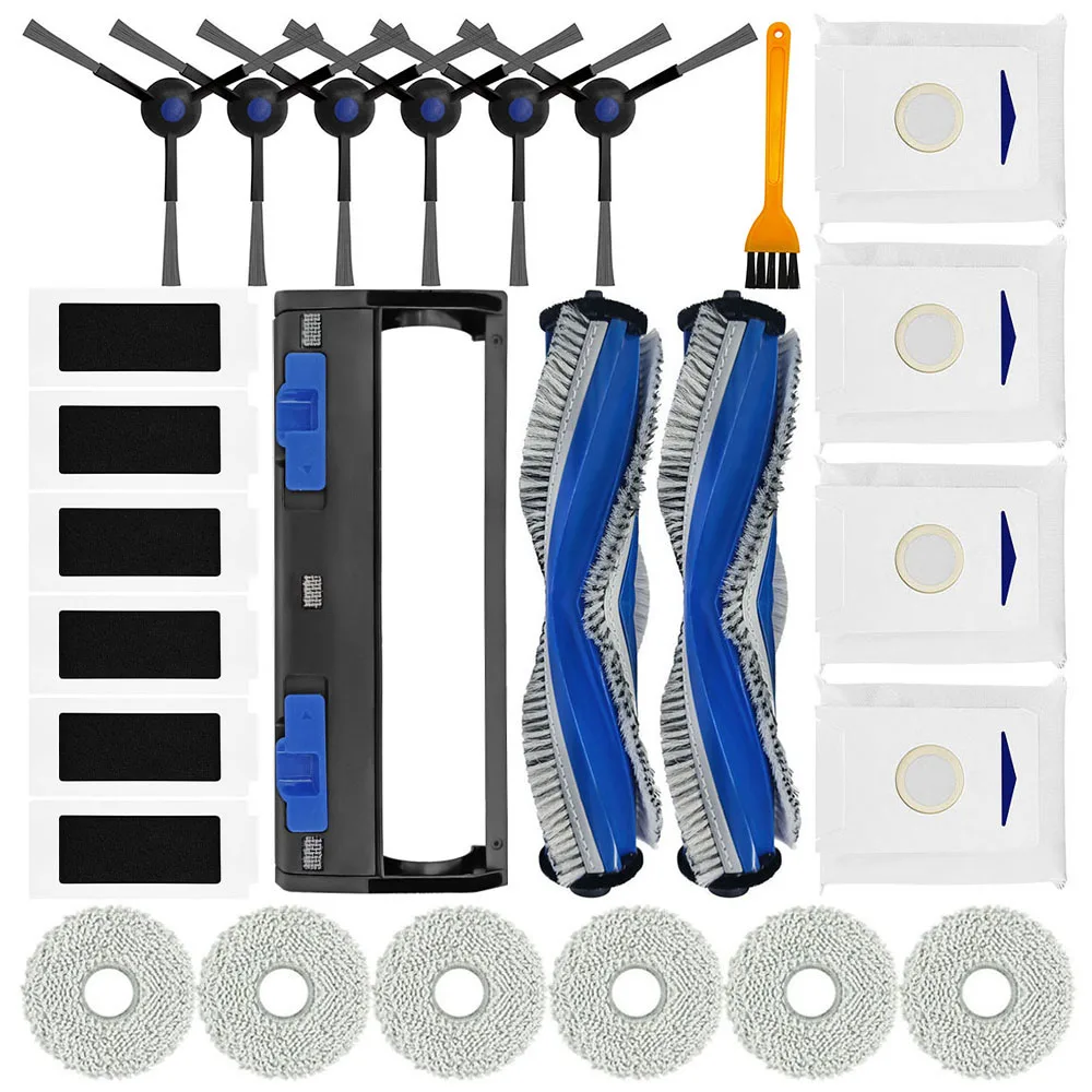 Ecovacs t30 pro-掃除機,ダストバッグ,メインブラシ,HEPAフィルター,モップクロス,サイドブラシ,t30,オムニ,t30 max