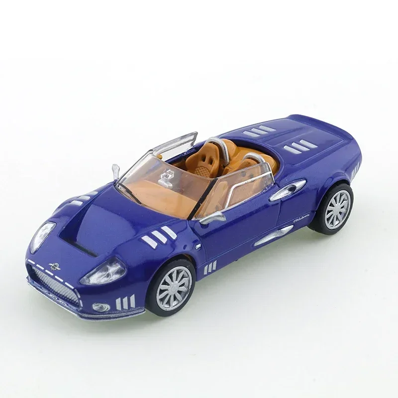 DCT 1/64 Spyker C12 modelo de coche deportivo coches Vintage JDM vehículo aleación Diecast Metal modelo niños regalo de Navidad juguetes para niños