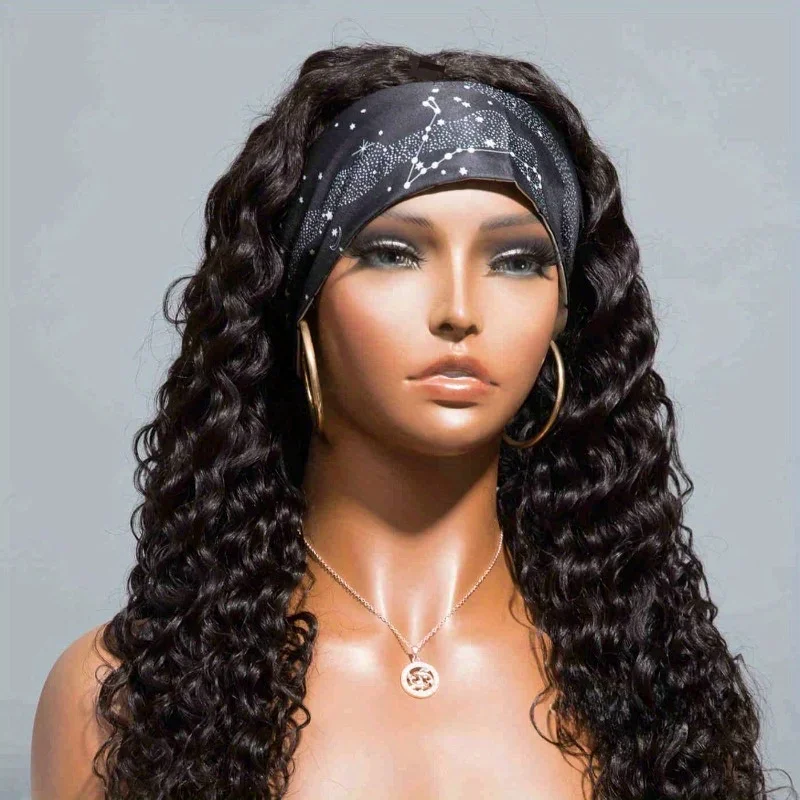 Thumbnail 2 - #50 Best Selling Human Hair Headband Wigs