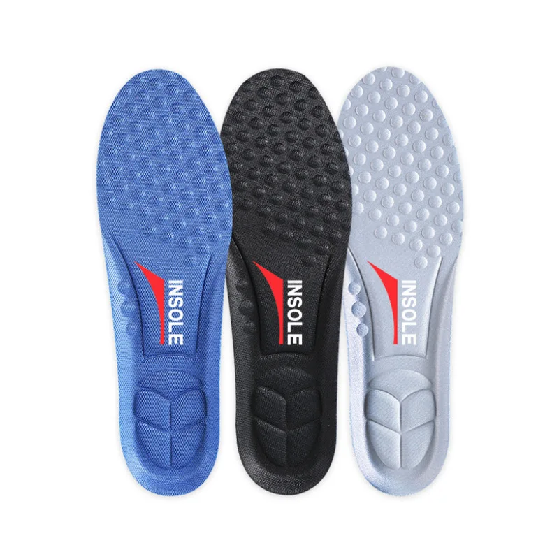 Plantillas suaves deportivas para correr para hombre y mujer, suela desodorante, cojín transpirable, 1 par