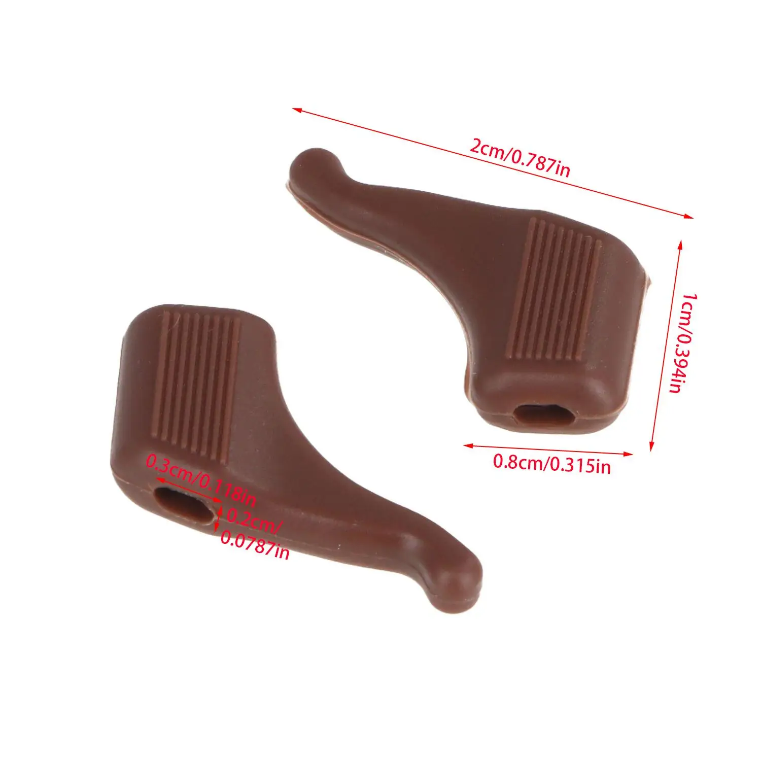 

20PCS Silicone Anti-slip Ear Grip Glasses Eyeglasses Leg Ear Hook Stopper Bracket Fastener Temple Tip Eyewear Holder Accessories