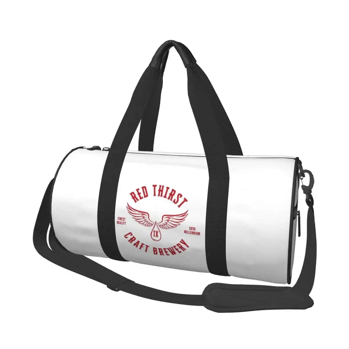 

Red Thirst Craft Brewery Large Duffle Gym Bag Waterproof Duffle Travel Bags Handbags Fitness bag