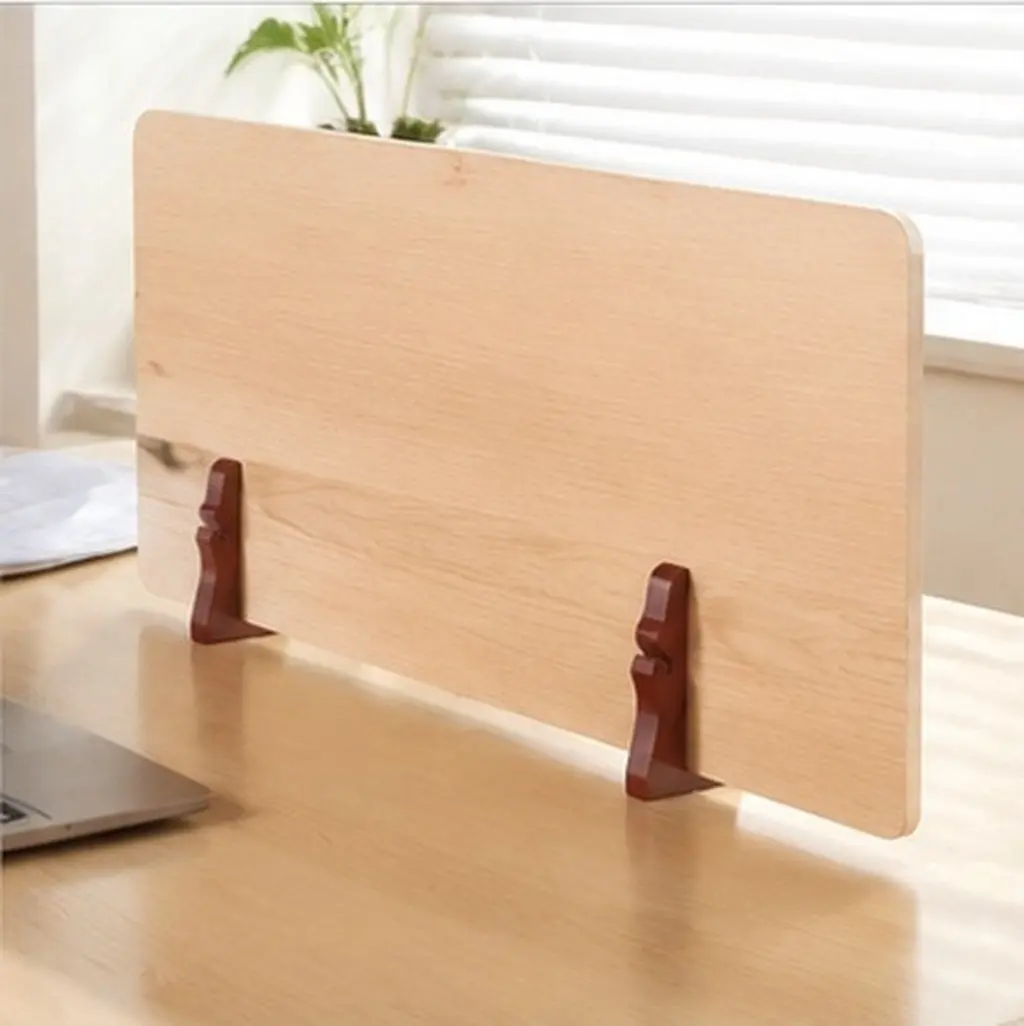 2Pcs Wooden Room Divider Base Stand for Home Office Library Computer Room Smooth Polished Divider Support Legs Thickened