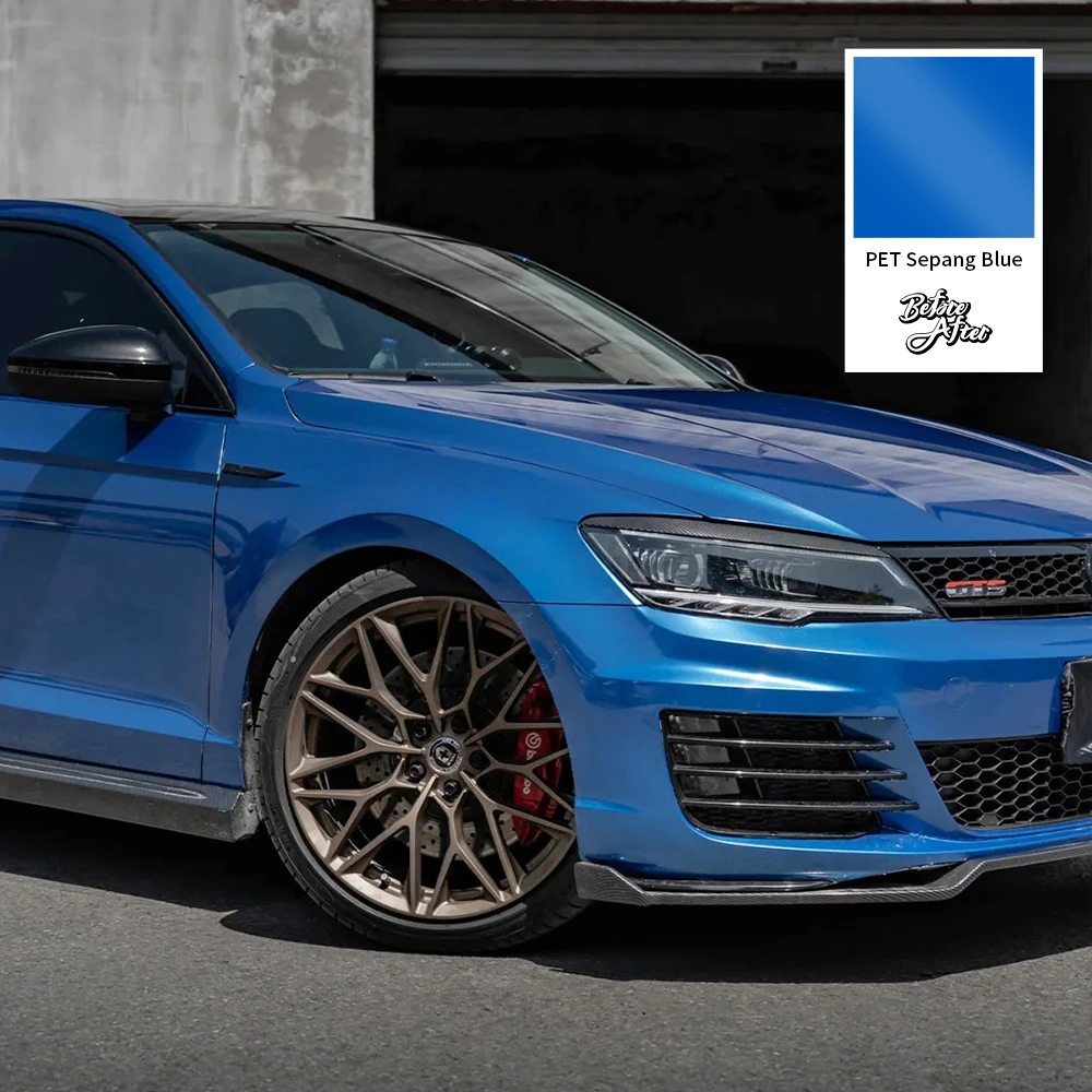 PET Sepang Blue for Audi Vinyl Car Wrapping Foil Motorcycle Car Sticker Decoration Stickers for Car Metallic Wrapping FilmVinyl view 6