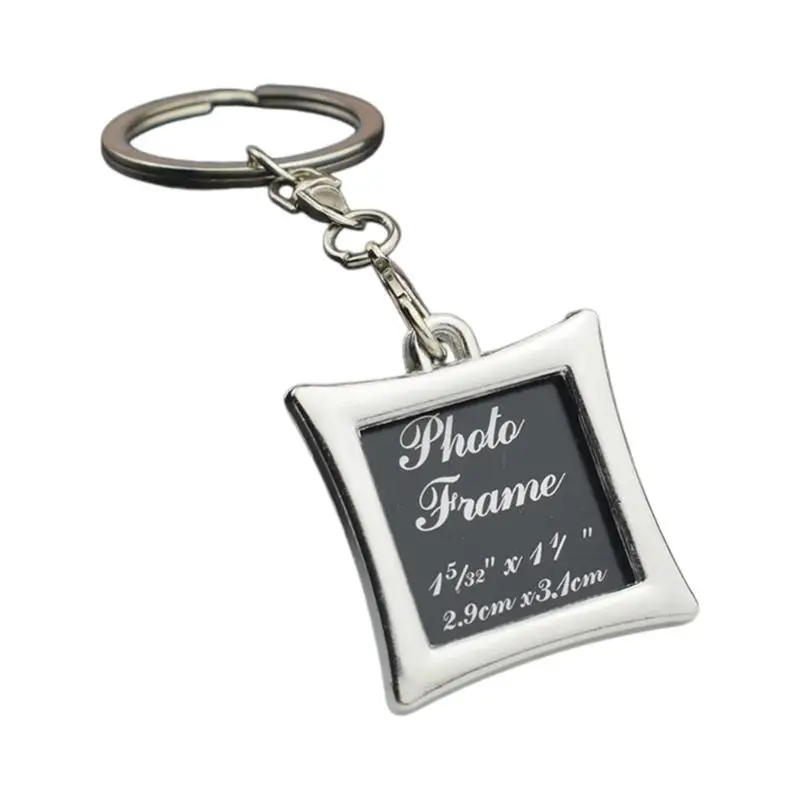 A52E Romance Multiple Keychain With Insertable Photo Perfect Couple Gift Present