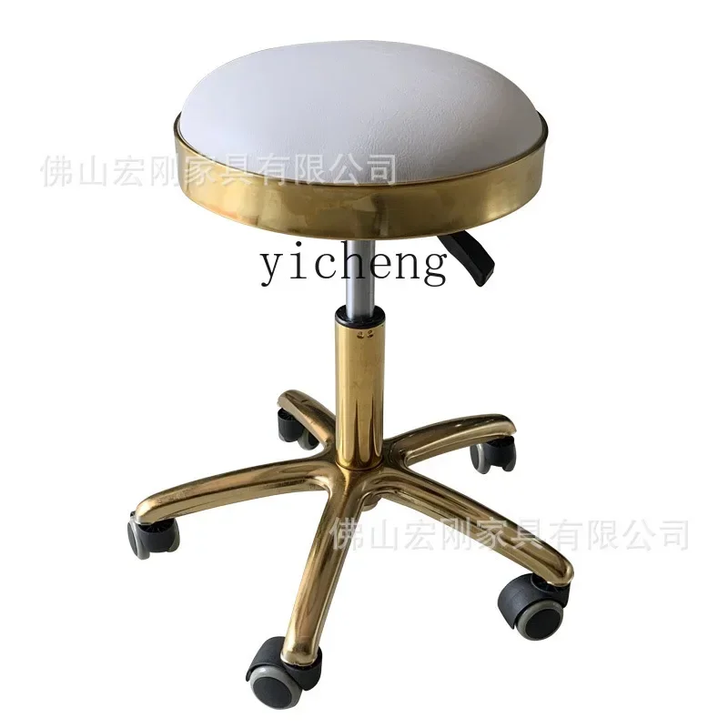 

ZC Beauty Stool Chair Pulley Master Chair Hairdressing Barber Shop Lifting Master round Stool Saddle Manicure