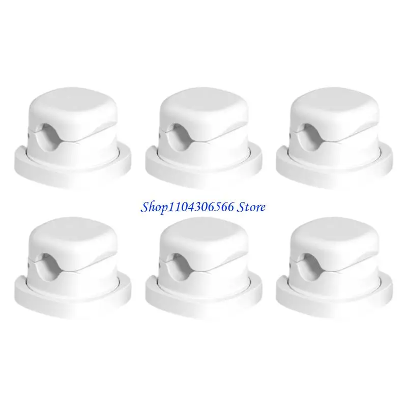 02DD Multifunction Rotating Wire Clip Organizers For Charging Cables And Earphones