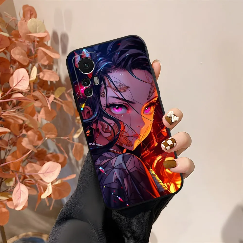 Demon SlayerS Phone Case for Xiaomi Redmi Note 10 13 12 Pro POCO F4 F5 X5 Pro 12 13 11T Lite Ultra Shell Cover