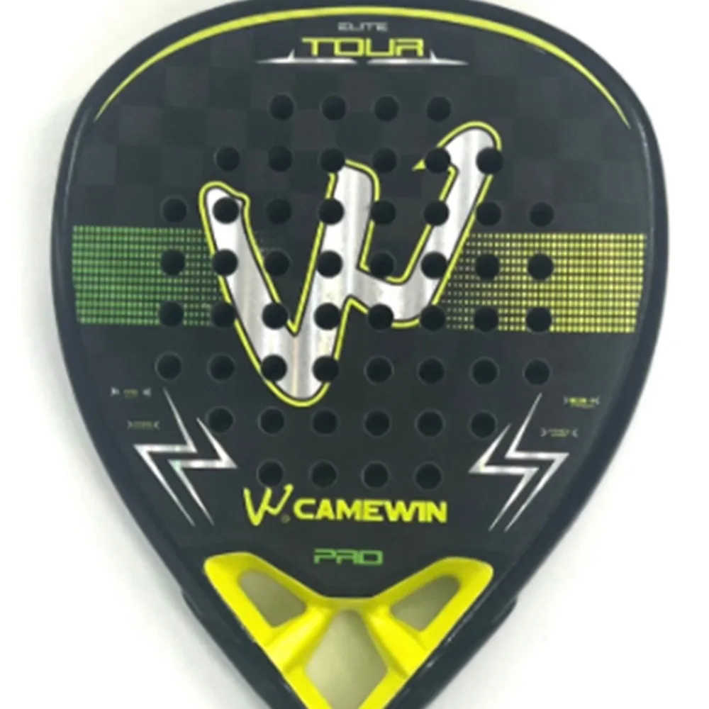 مضرب تنس الشاطئ من الكربون الشفاف عيار 18 قيراط 4043، مضرب تنس على شكل مجداف