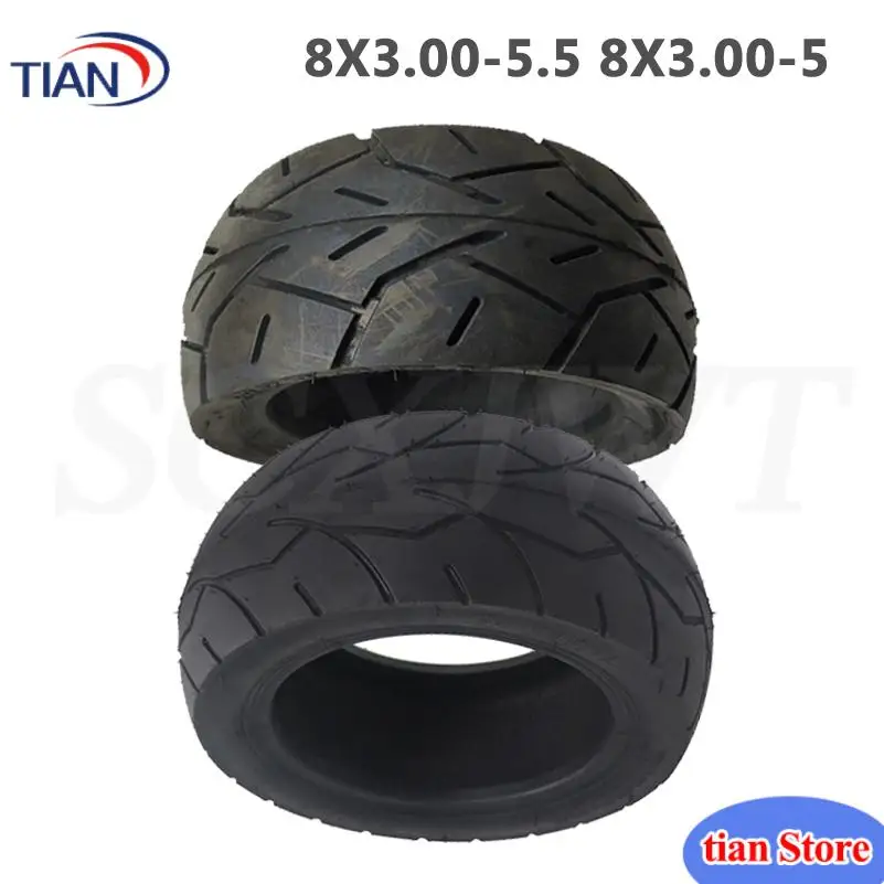 

8x3.00-5.5/8x3.00-5 Tubeless Tire City Road Vacuum Tyre For Kaabo Mantis Electric Scooter Parts
