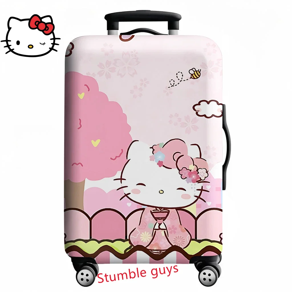 

Kawaii Hello Kitty Luggage Cover Fits 18-32 Inch Suitcases Anime Travel Protector