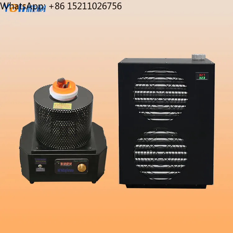 

1 кг 1600 градусов 220 В небольшая плавильная печь нагреватель серебро сталь железо золото плавильник с водяным охладителем