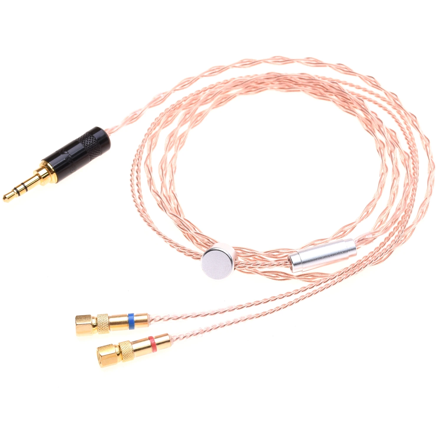 1.2m 5N OCC Silver Plated HiFi Cable Headphones Cable Hifiman Cable for He-5 He-6 He-300 He-400 He-500 HE560