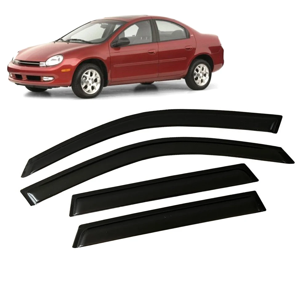 

For PLYMOUTH NEON 2000-2005 Car Side Window Visor Sun Rain Guard Shade Shield Shelter Protector Cover Frame Accessories