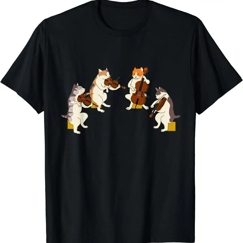 

Футболка Fun Cats Playing Violin Cello Music Cat Lover, размер S 5Xl