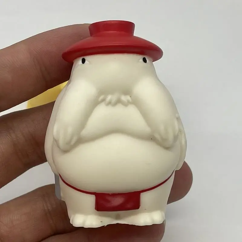 Spot Anime japonés dragón blanco bola de carbón elfo sin rostro muñeca de dedo masculino decoración caja ciega juego de dedo juguete regalo de cumpleaños