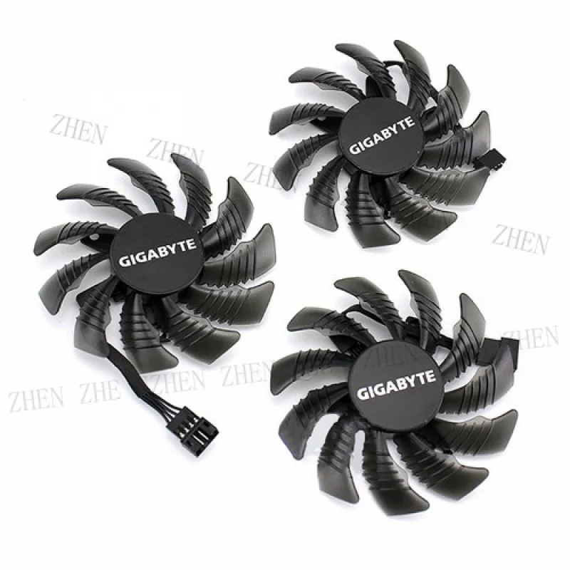 Y 3pcs Cooling Fan For Gigabyte AORUS GTX 1080 1070 Ti G1 75MM T128010SU 0.35A