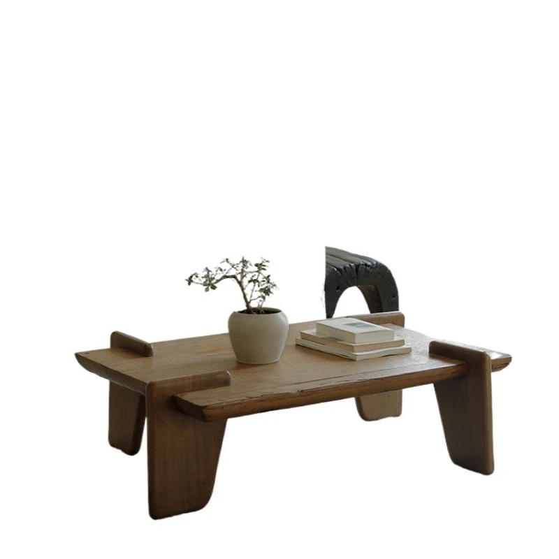 

Coffee table Solid wood coffee table Living room Japanese wabi-sabi table