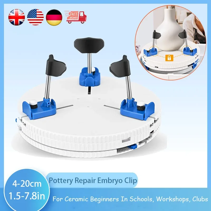 Adjustable Pottery Ceramic Trim Holder Clamp And Pottery Repair Tool, Automatically Find The Repair Center For Polymer clay